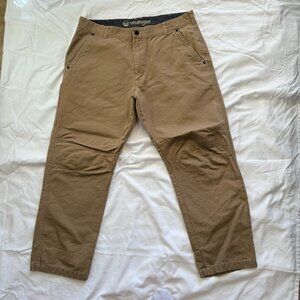 Wrangler Outdoor Series Men's Hiking Cargo Outdoor Utility Tan Khaki Pants 38x30
